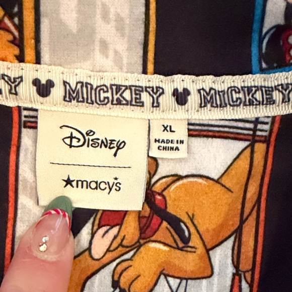 Disney Black Multicolor Character Pajama Set - Picture 5 of 11